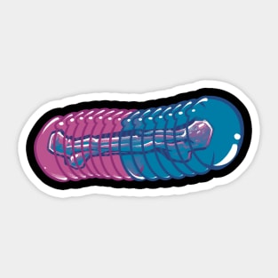 Gummy Worm Skeleton Sticker